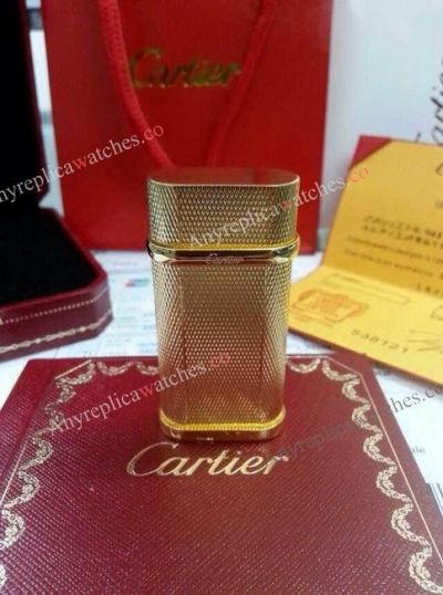 Cartier Lighter Replica All Gold For Mens Gift